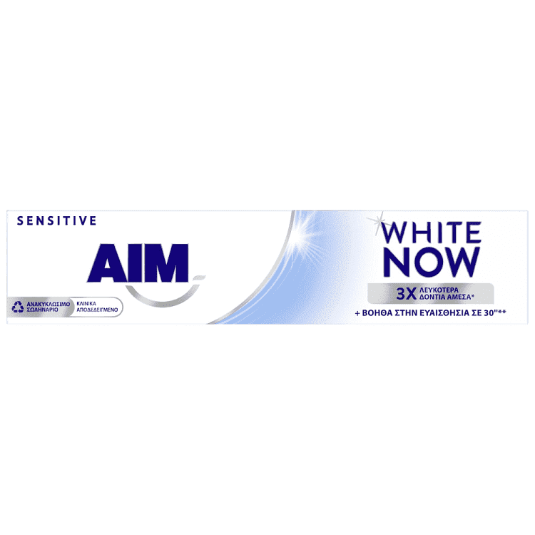 Aim White Now Οδοντόκρεμα Sensitive 75ml