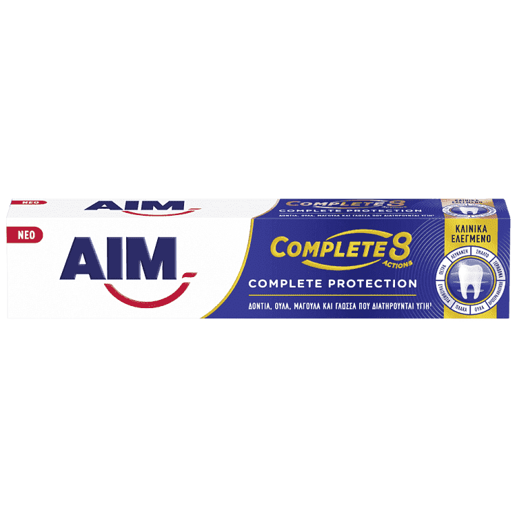 Aim Complete 8 Actions Οδοντόκρεμα Complete Protection 75ml