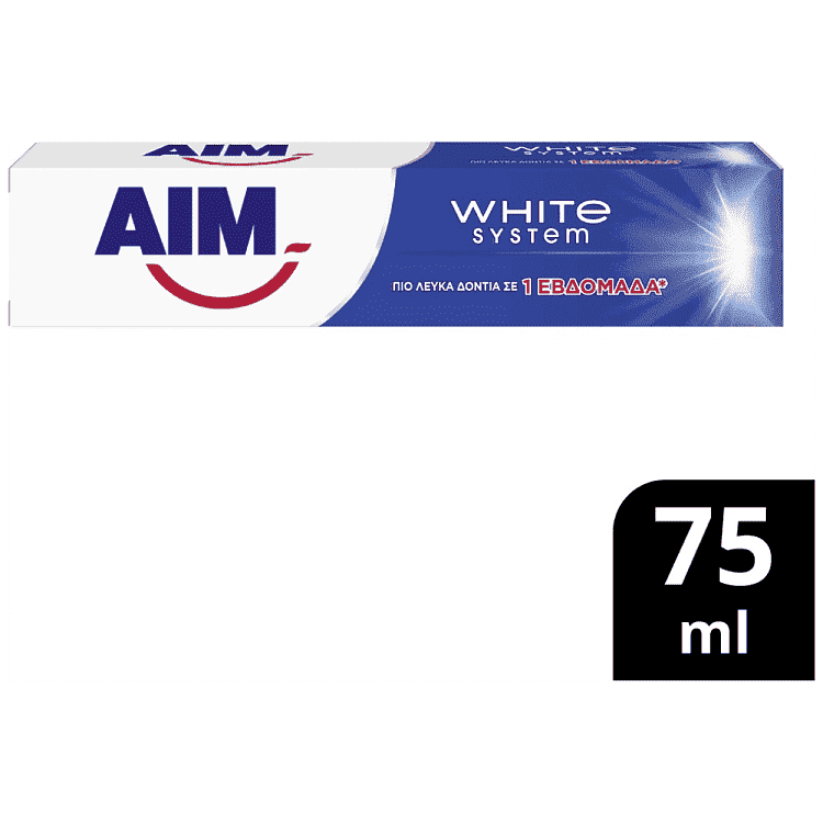 Aim Οδοντόκρεμα White System 75ml