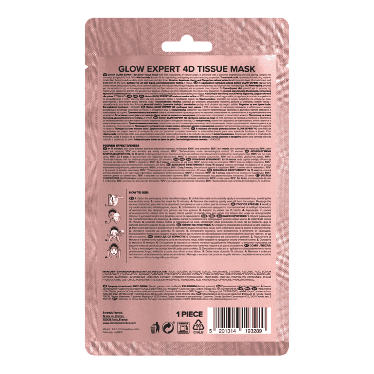 Bioten Tissue Mask Glow Expert 4D 1Picks