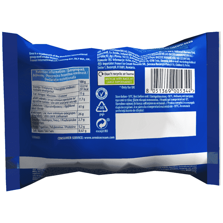 Oreo Σάντουιτς Παγωτό 70gr 110ml