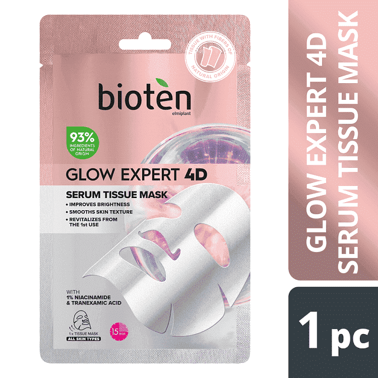 Bioten Tissue Mask Glow Expert 4D 1Picks
