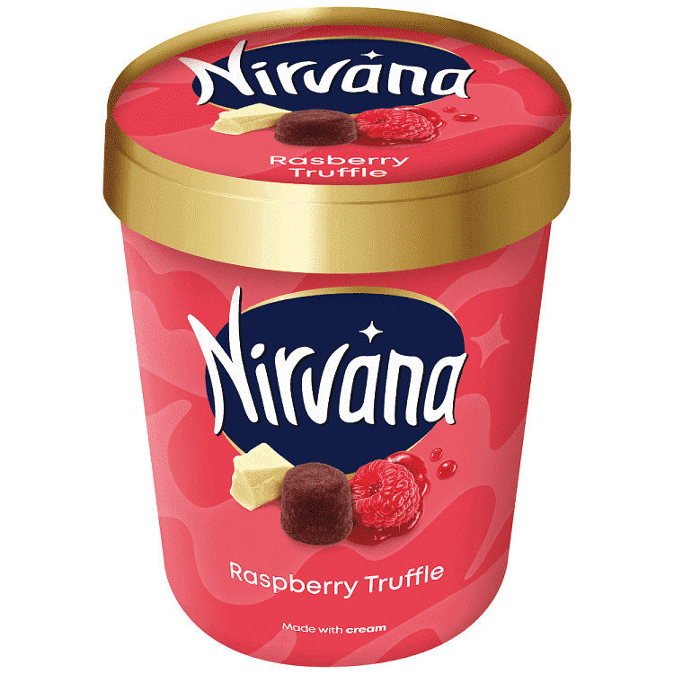 Nirvana Παγωτό Rasberry Truffle 313gr 420ml