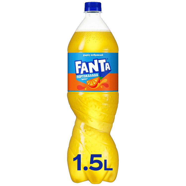 Fanta Πορτοκαλάδα Μπλε 1,5lt