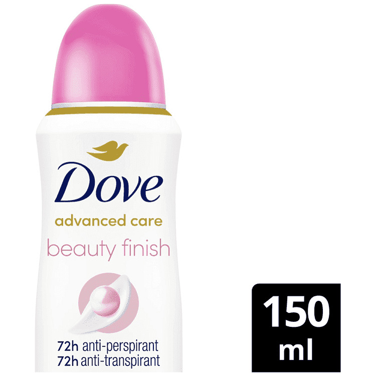 Dove Αποσμητικό Σωμ. Spray Advanced Care Beauty Finish 150ml
