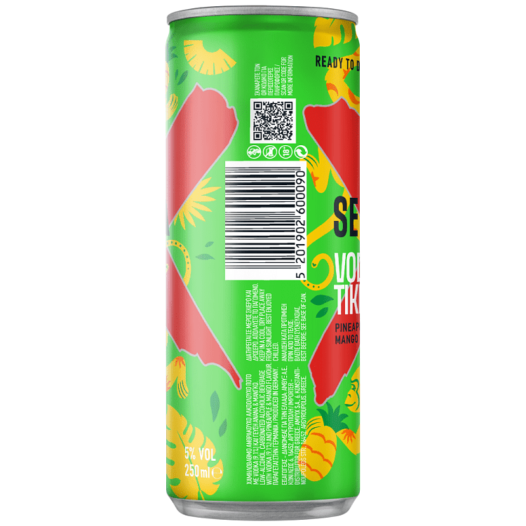 Sercova Βότκα Tiki RTD 250ml
