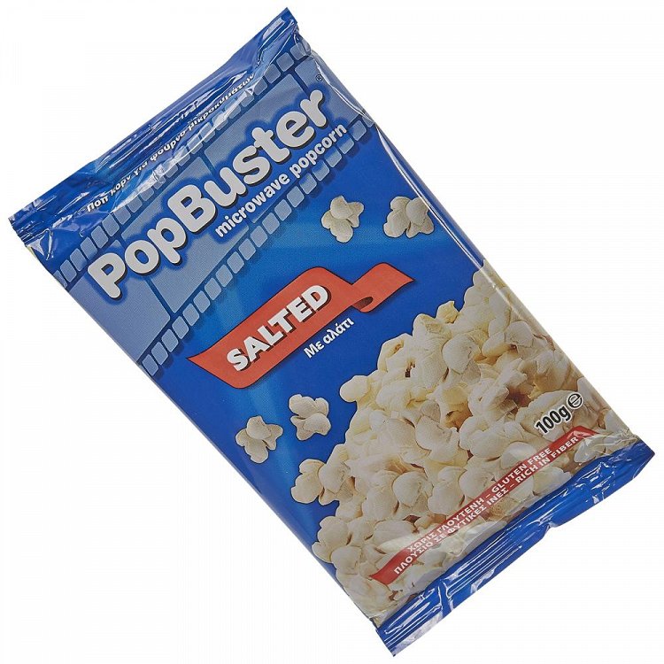 Popbuster Pop Corn Αλάτι 100gr