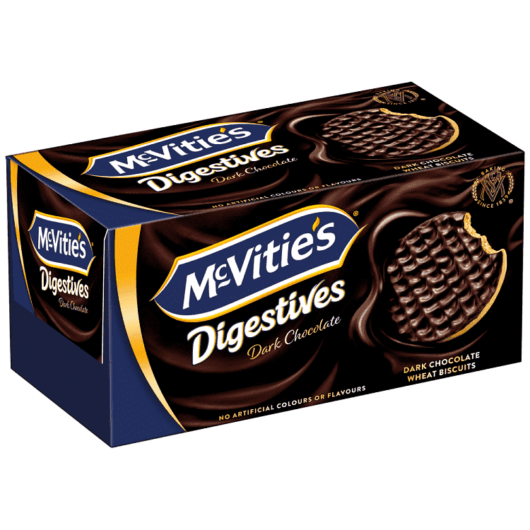McVities Μπισκότα Digestive Dark Choco 200gr