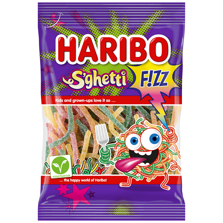 Haribo S'ghetti Fizz 85gr