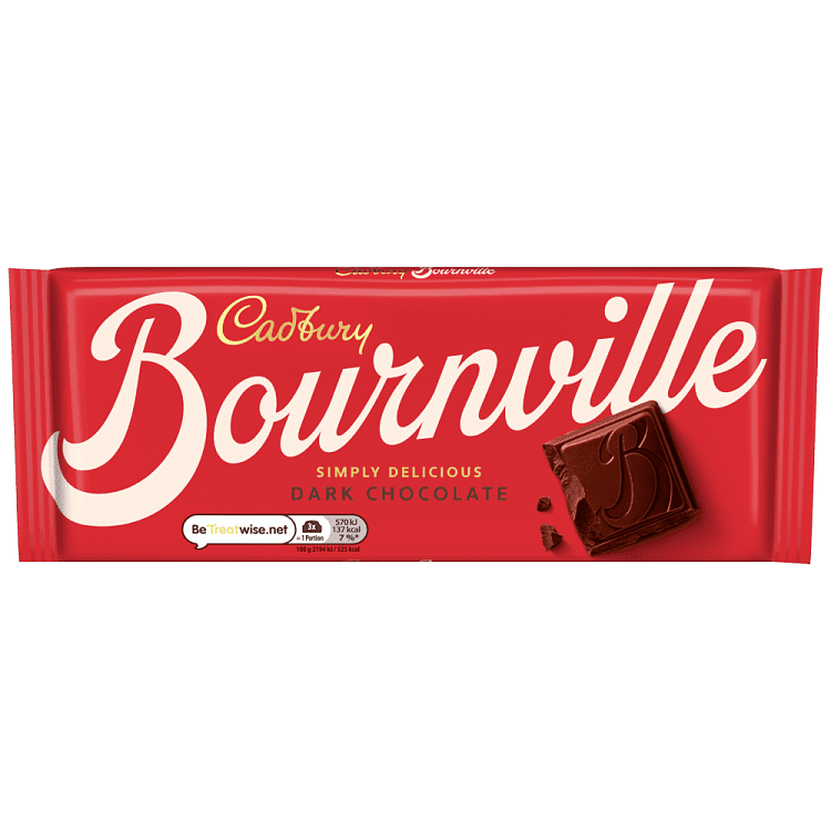 Cadbury Dairy Milk Bournvil Bar 180gr