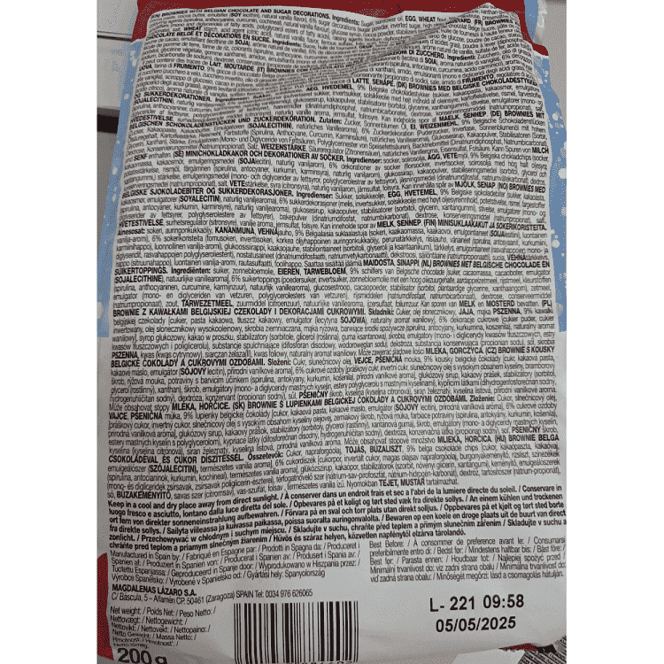 Mr Brownie Κέικ Με Βέλγικη Σοκολάτα Winter Edition 200gr