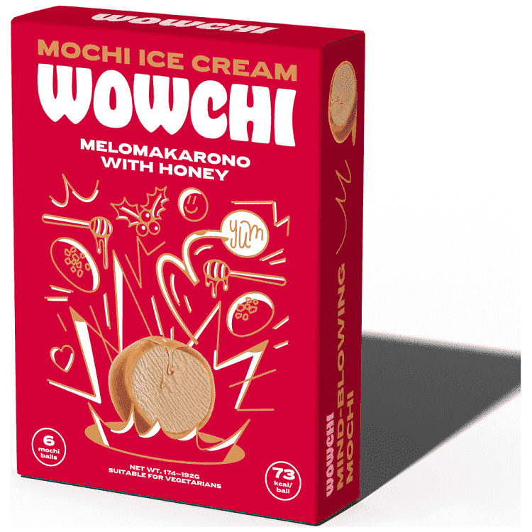 Wowchi Mochi Ice Μελομακάρονο 6x192gr