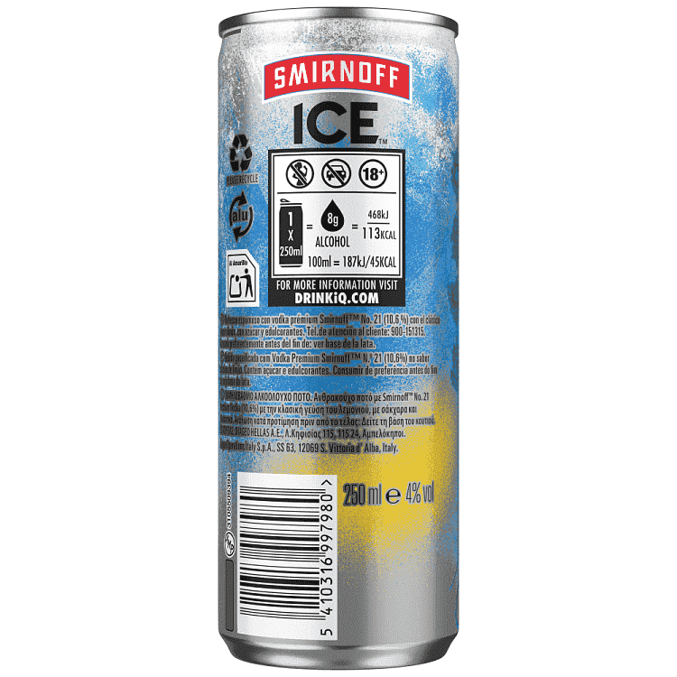 Smirnoff Ice Κουτί 250ml