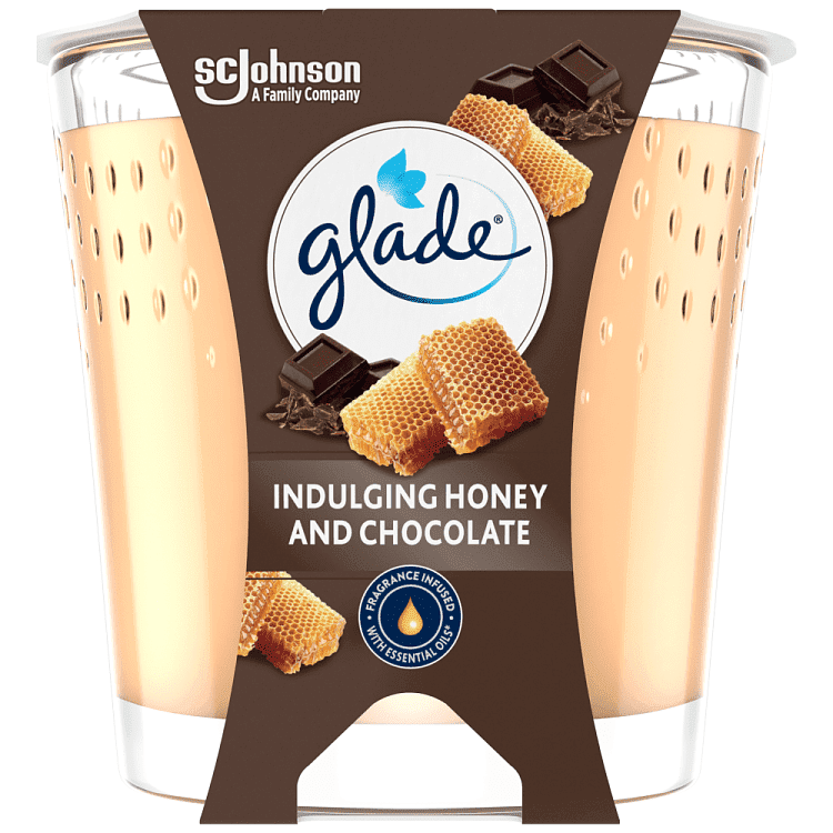 Glade Αρωματικό Κερί Honey & Chocolate 112gr