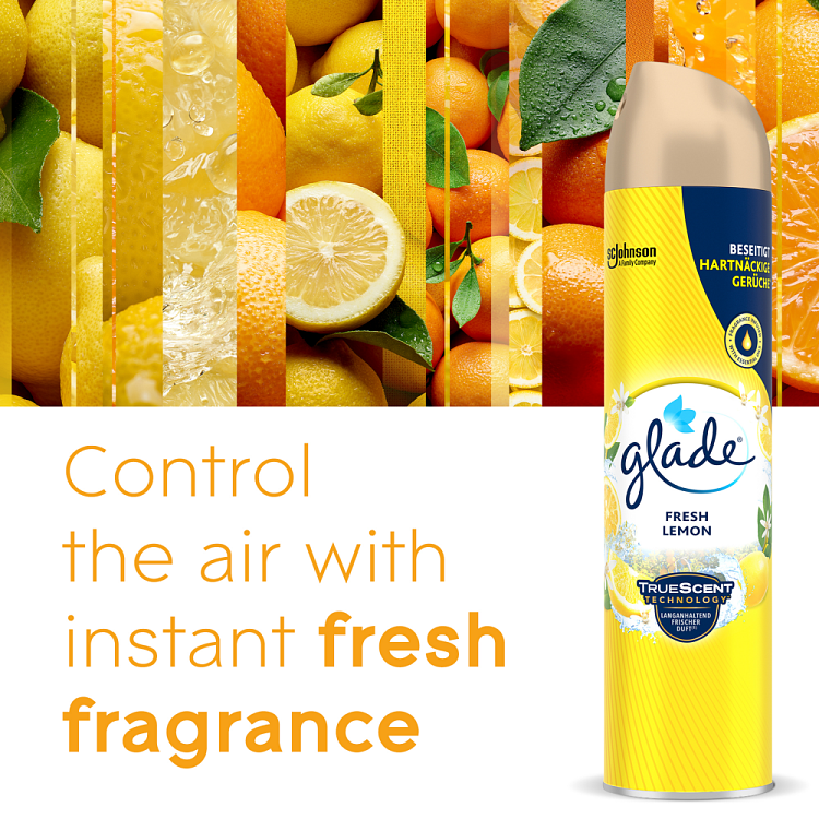 Glade Αρωματικό Χώρου Fresh Lemon 300ml