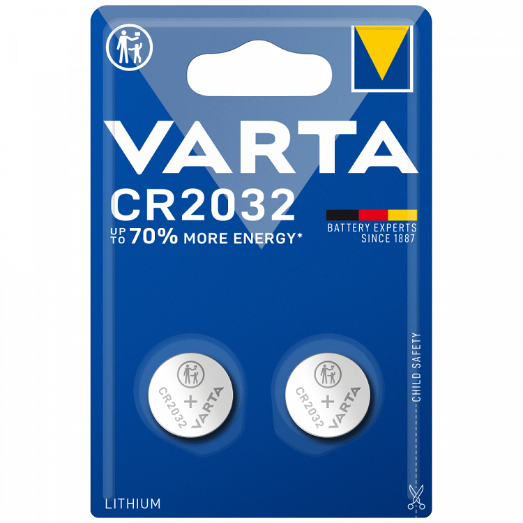 Varta Μπαταρίες CR2032 Συσκ. 2 τεμ