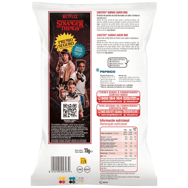 Cheetos Γαριδάκια Usa Stranger Things 75gr