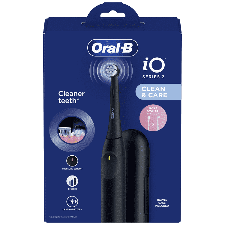 Oral b IO2 Ηλεκτρονικό Οδοντόβουρτσα Black