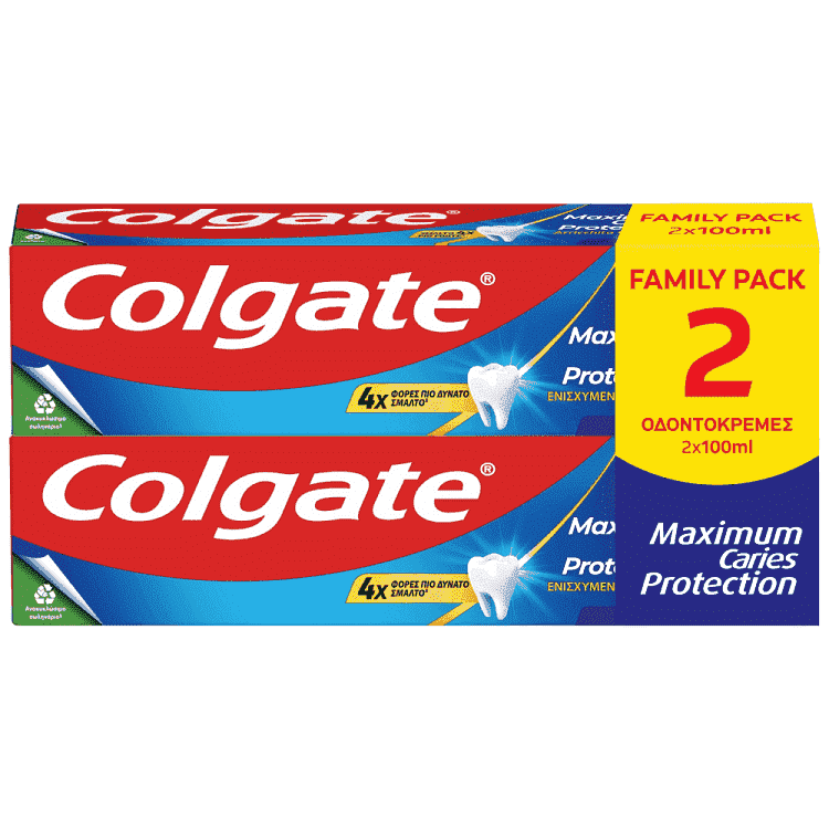Colgate Protection Caries Οδοντόκρεμα 2 Pack 100ml