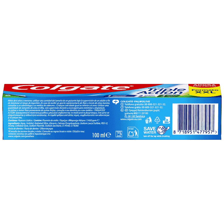Colgate Triple Action Οδοντόκρεμα 100ml