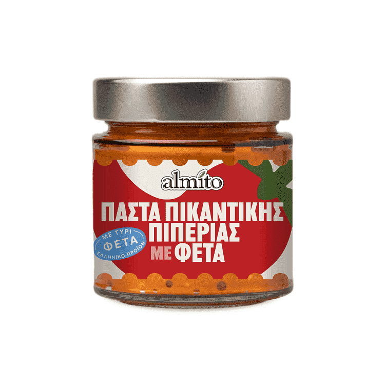Almito Πάστα Πικάντικης Πιπεριάς Φέτα 190gr