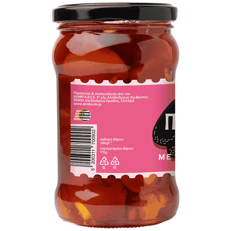 Almito Γλυκοπικάντικες Πιπεριές Κεράσι Με Κρέμα Τυριών 280gr