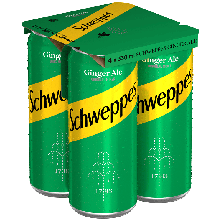 Schweppes Ginger Ale 4x330ml
