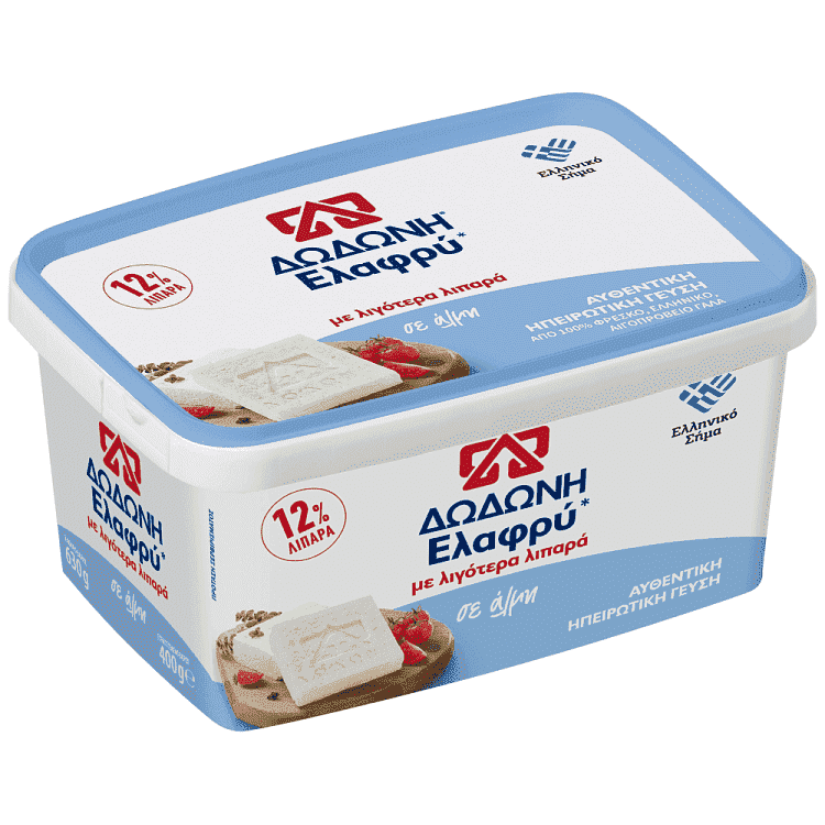 Δωδώνη Ελαφρύ Πλαστικό Δοχείο 400gr