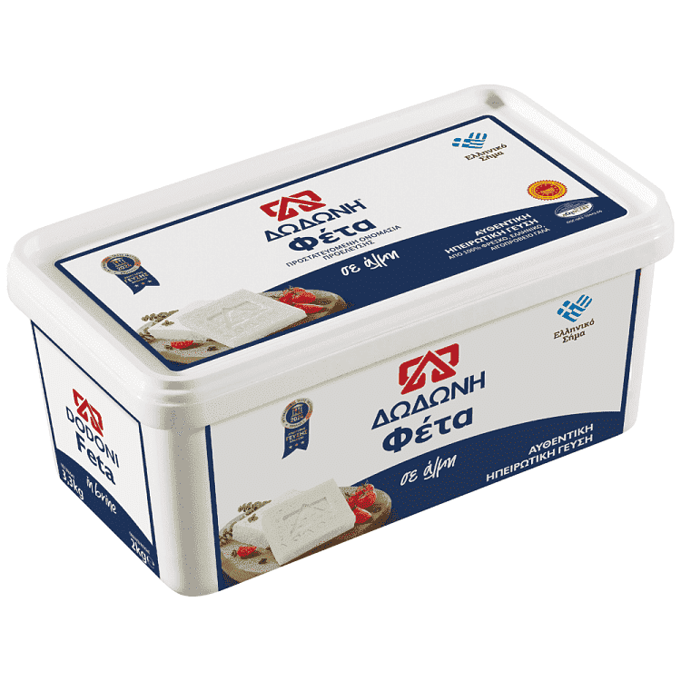 Δωδώνη Φέτα Δοχείο 2Kg