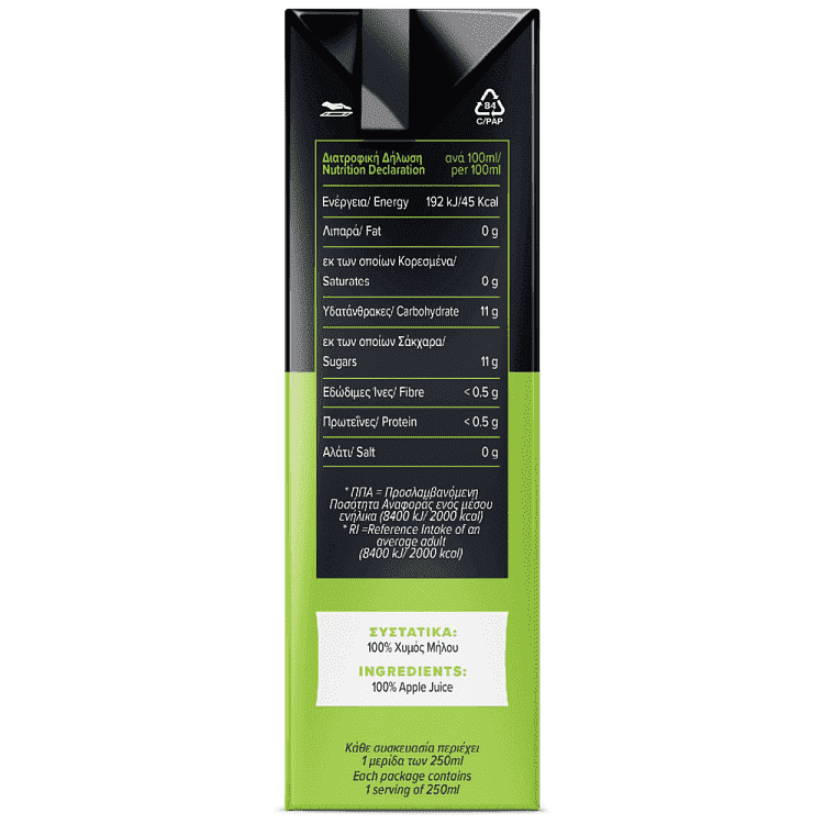 Viva Fresh Φυσικός Χύμος Μήλο 250ml 5+1 Δώρο