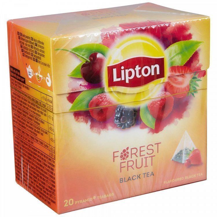 Lipton Μαύρο Τσάι Φρούτα Του Δάσους 20 Πυραμίδες