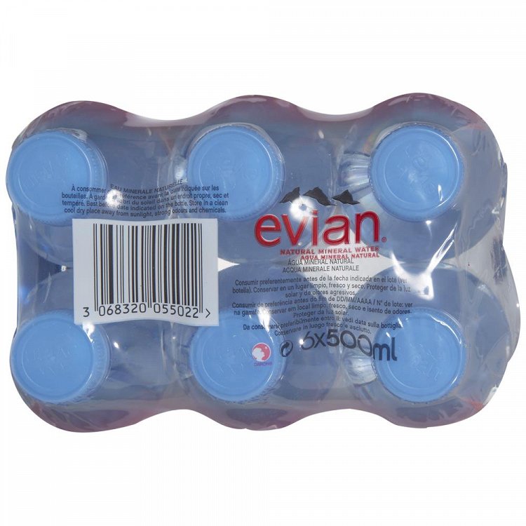 Evian Μεταλλικό Νερό 6x500ml