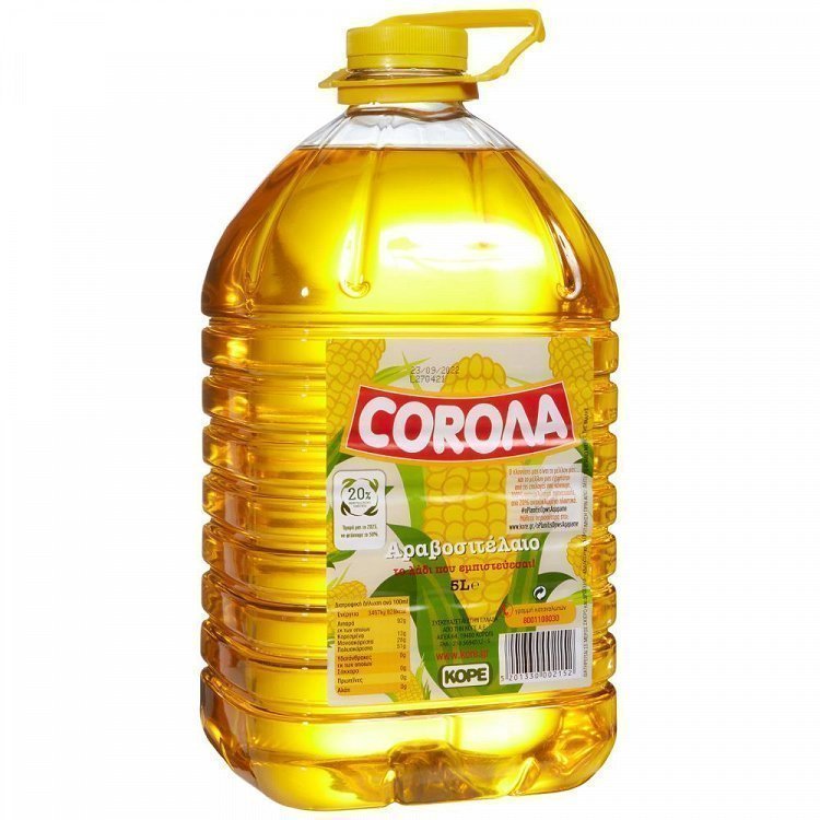 Corola Αραβοσιτέλαιο Πλαστικό Δοχείο 5lt