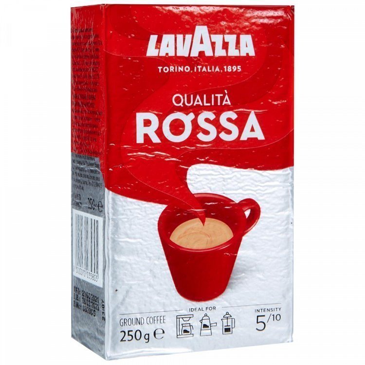 Lavazza Καφές Qual Rossa Αλεσμένος 250gr