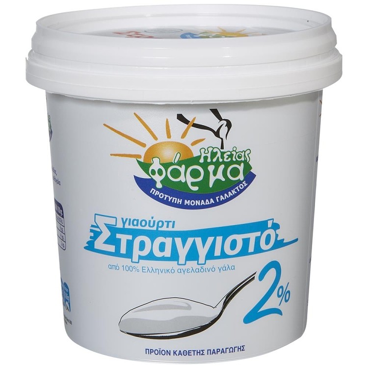 Φάρμα Ηλείας Γιαούρτι Στραγγιστό 2% Λιπαρά 1Kg
