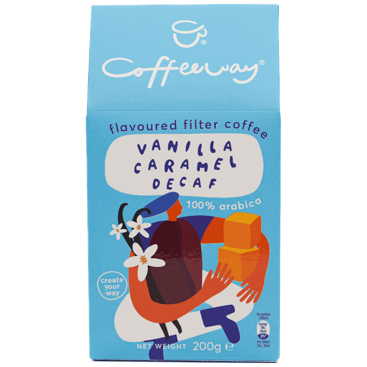 Coffeeway Καφές Φίλτρου Vanilla Caramel Decaf 200gr