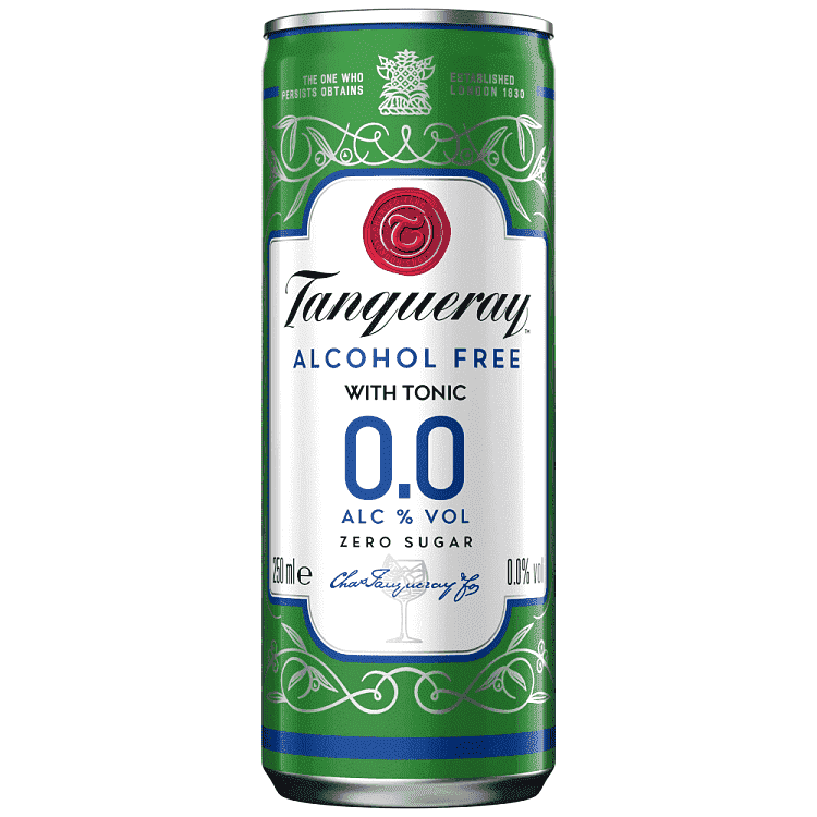 Tanqueray Alcohol Free & Tonic Κουτί 250ml