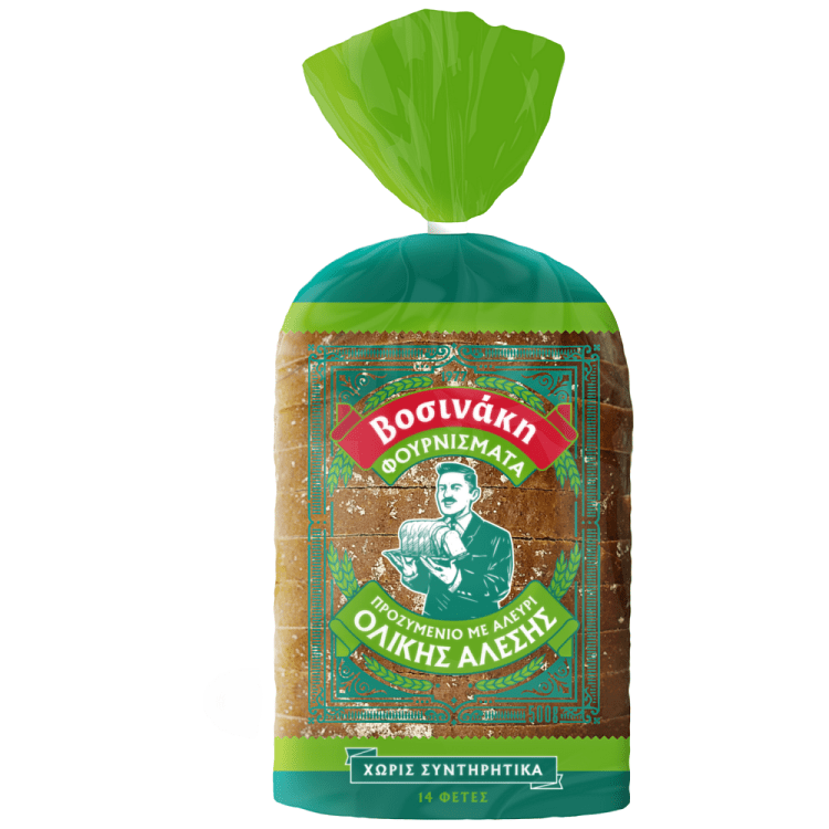 Βοσινάκη Φουρνίσματα Ολικής Άλεσης 500gr