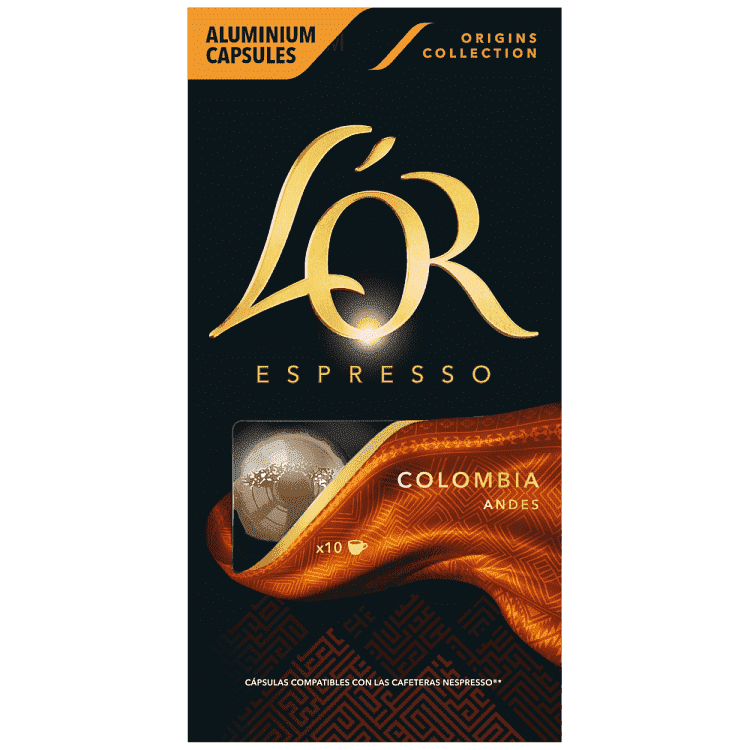 L'OR Kάψουλες Espresso Colombia Συμβατές Με Μηχανές Nespresso* 10τεμ