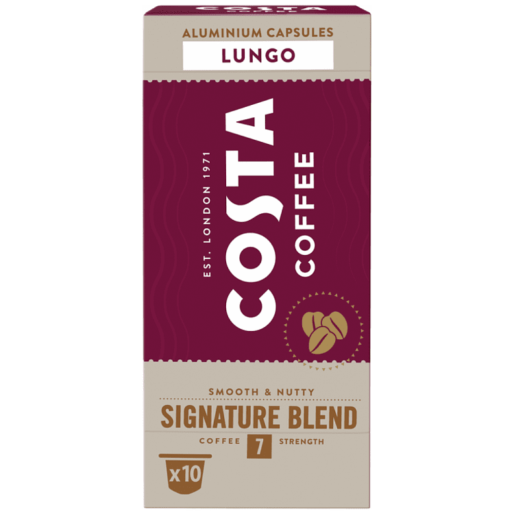 Costa Coffee Κάψουλες Signature Blend Lungo 57gr