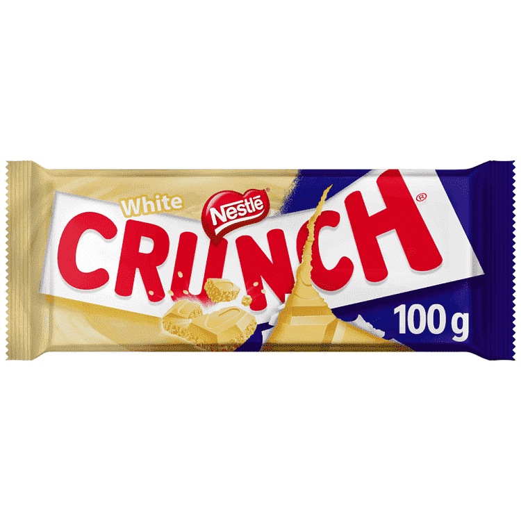 Crunch Λευκή Σοκολάτα Χωρίς Γλουτένη 100gr