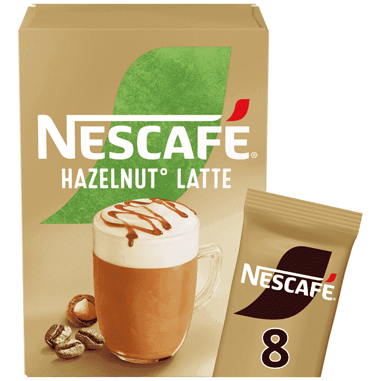 Nescafe Gold Hazelnut Latte (8τεμ) 136gr