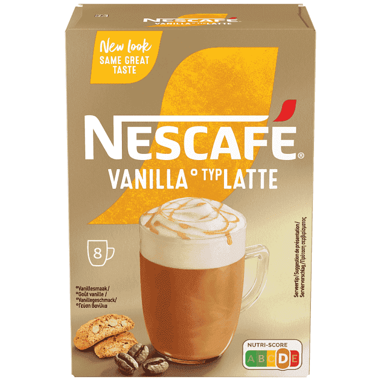 Nescafe Gold Latte Vanilla 8 φακέλων (18,5 gr)