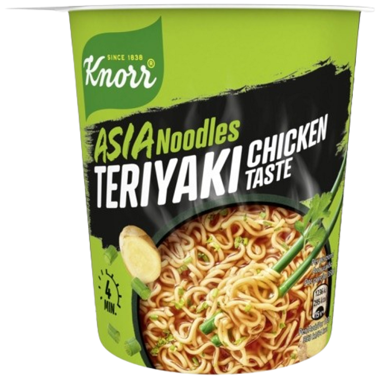 Knorr Snack Pot Noodles Κοτόπουλο Teriyaki 65gr