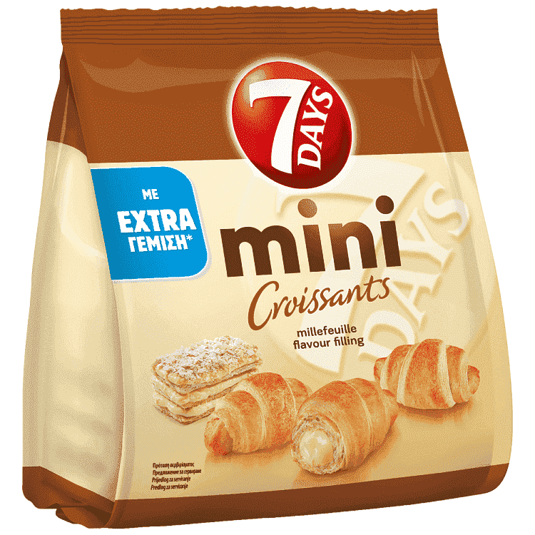 "7" Days Mini Κρουασάν Μιλφέιγ 103gr