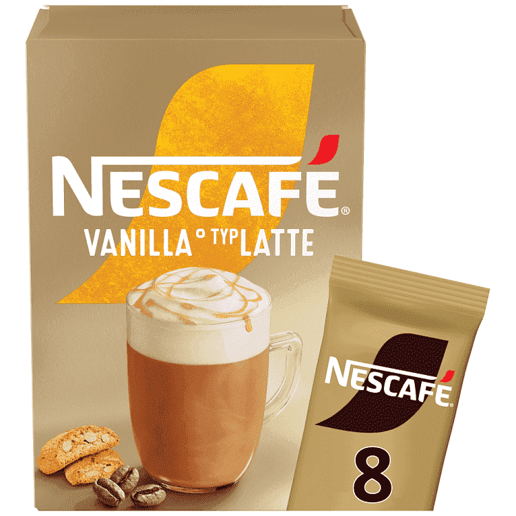 Nescafe Gold Latte Vanilla 8 φακέλων (18,5 gr)