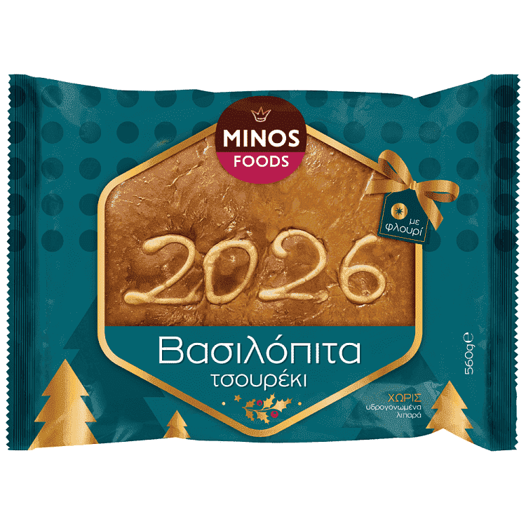 Minos Βασιλόπιτα Τσουρέκι 560gr