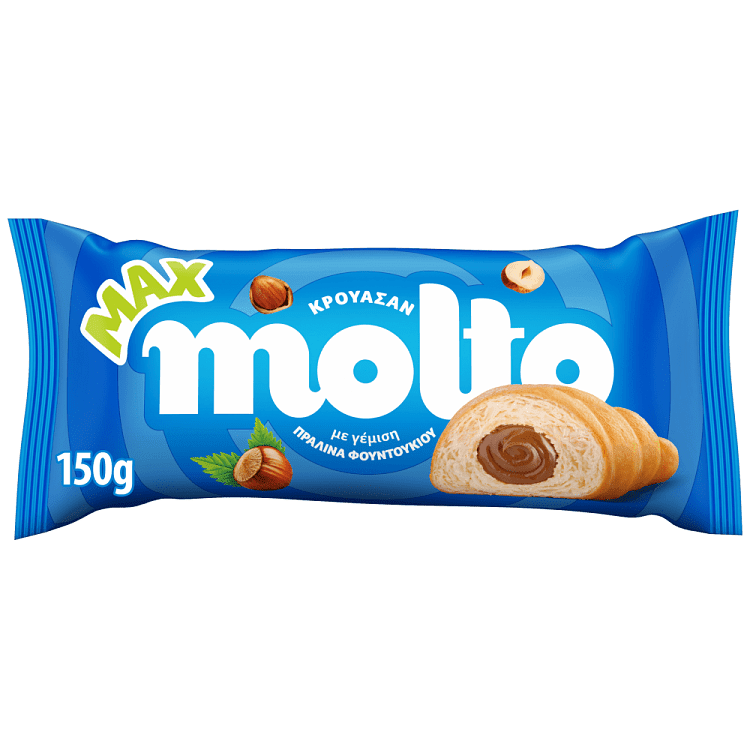 Molto Κρουασαν Max Πραλίνα Φουντούκι 150gr