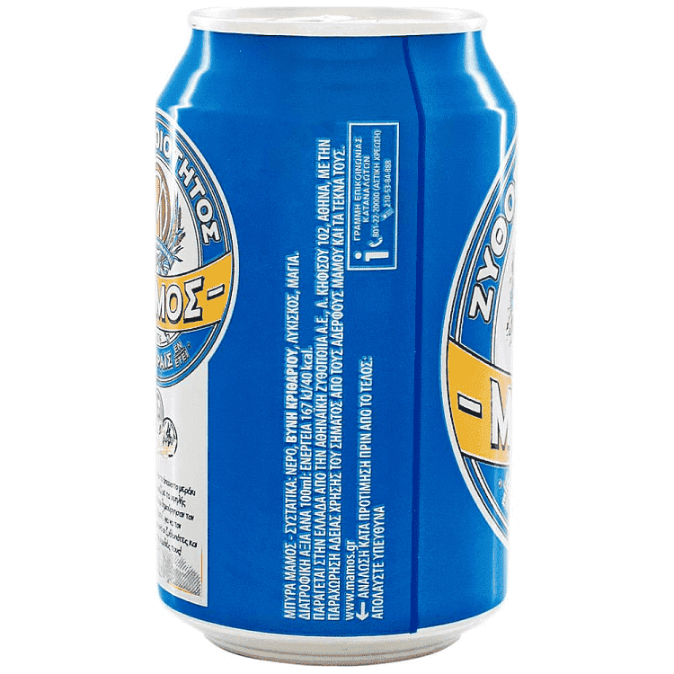 Μάμος Μπύρα Pilsner Κουτί 6x330ml