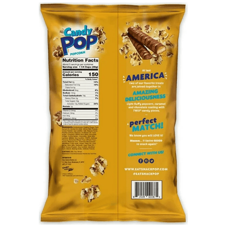 Candy Pop Twix Popcorn Usa 149gr